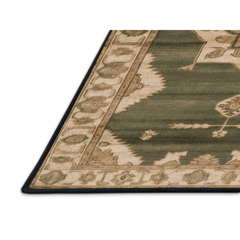 Tapis brun lavable à la machine