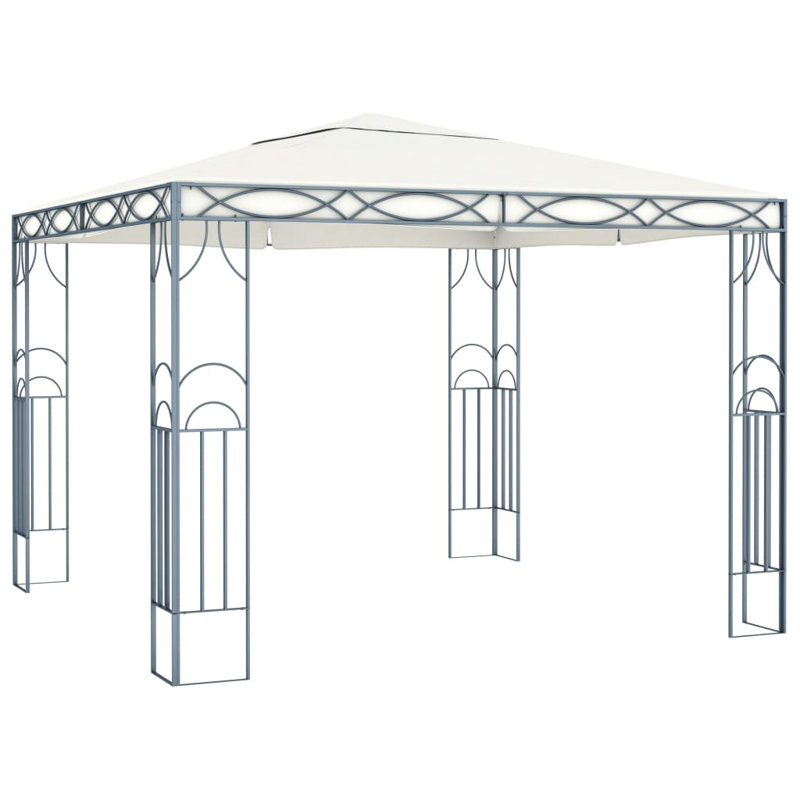 Hayasdan 3m x 3m Steel Patio Gazebo, Cream