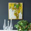 Toile encadrée de qualité supérieure Golden Foliage I - prête à être accrochée-971932906-971932901