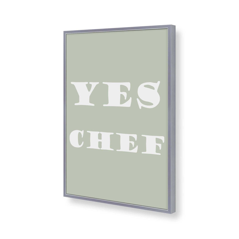 Oui, chef II, H 37,25 po x l 25,25 po, Chrome poli
