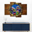 Impression sur toile sous-marine avec hublot sous-marin-1202110058
