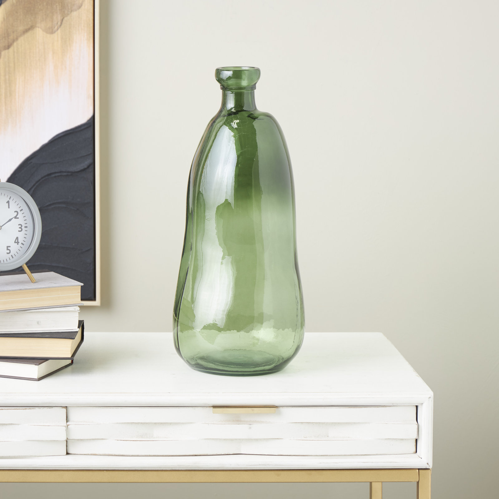 Kahlila Handmade Table Vase, Green