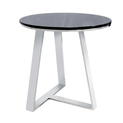 Glass Top End Table