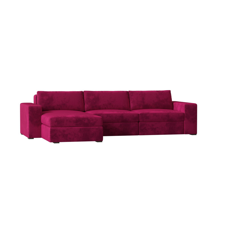 Liam Chaise Sectional, Siena 69, Brown Mahogany, Left Hand Facing