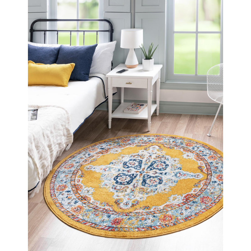 Armgard Oriental Indoor Rug, Round 3'3"