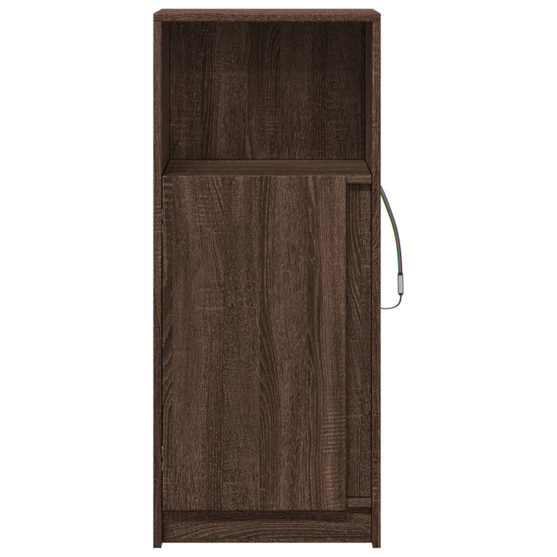 Damariyon 42.5cm Sideboard, Brown Oak