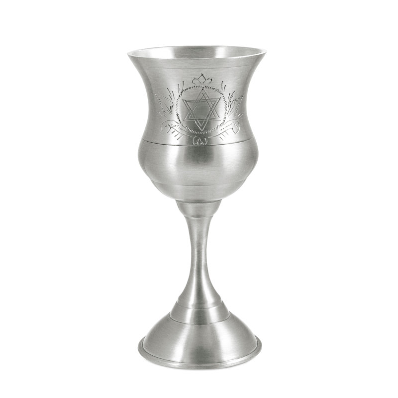 Élégante coupe de kiddouch haute