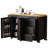 Arlonda 74.8" Kitchen Island With Storage And  Extendable Dining Table-1751796996