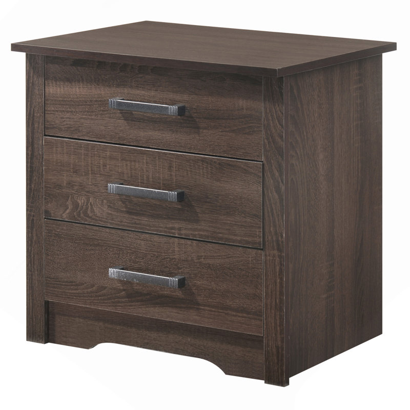 Table de chevet Modern Elegance Wenge, Brun