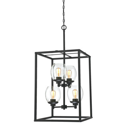 Burwood 4 - Light Lantern Square / Rectangle Chandelier