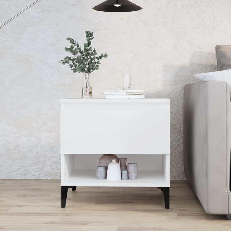Nylan End Table, White
