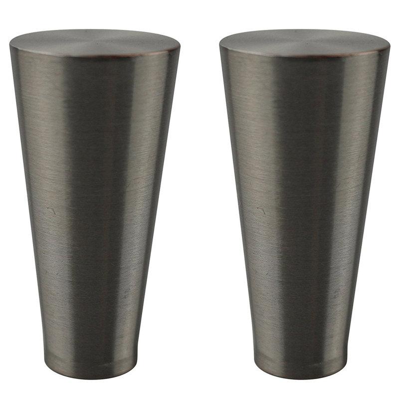 Abdourahman Lamp Finial, Brushed Steel