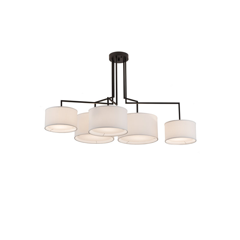 Lustre tambour 5 lumières Dajanay