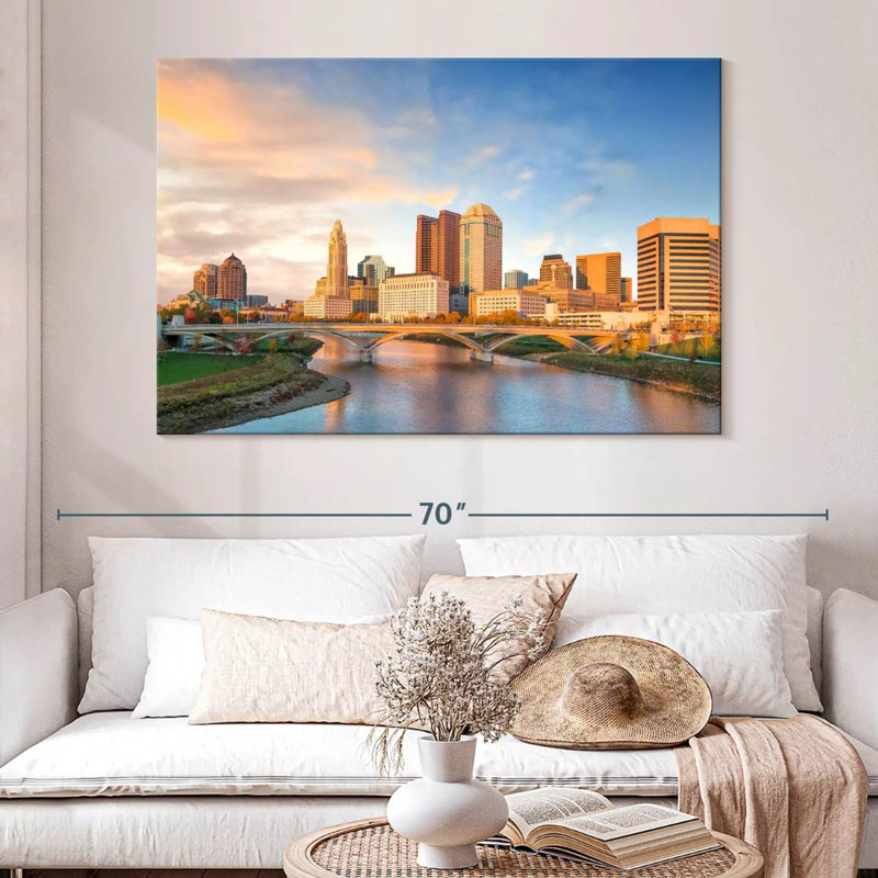 Kavia Columbus Sunset, 34" H x 51" W