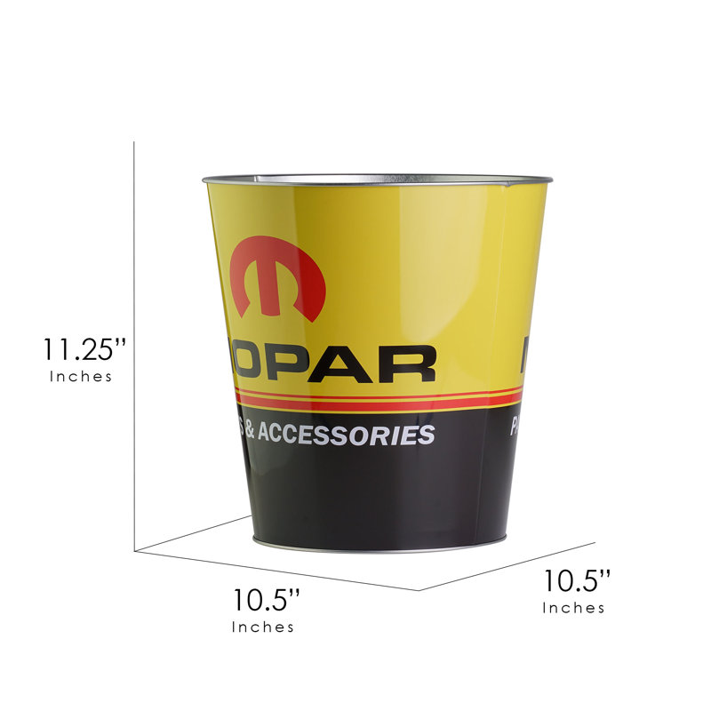 Metal Open Waste Basket - 2.25 Gallons