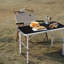 3Ft Aluminum Alloy Folding Table Black