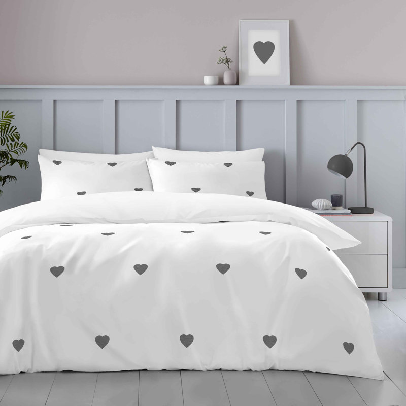 Cotton Blend Animal Print Duvet Cover with Pillowcases, Super King Duvet Cover + 2 Standard Pillowcases