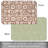 Plastic / Acrylic No Pattern Rectangle Placemat