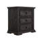 Table de chevet 3 tiroirs Terra Dark