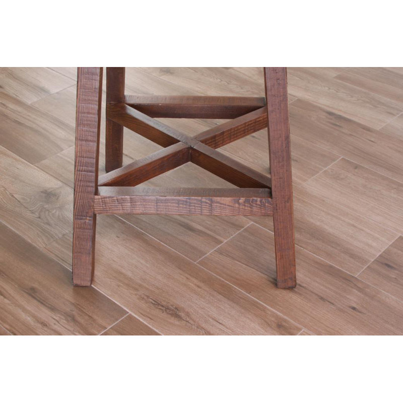 Tabouret de comptoir 24 po Foskey, Brun, Brun, Tabouret de comptoir (siège d’une hauteur de 24