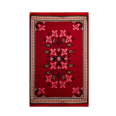 Liam  Washable Rug 3x5 Area Rug for Living Room Red