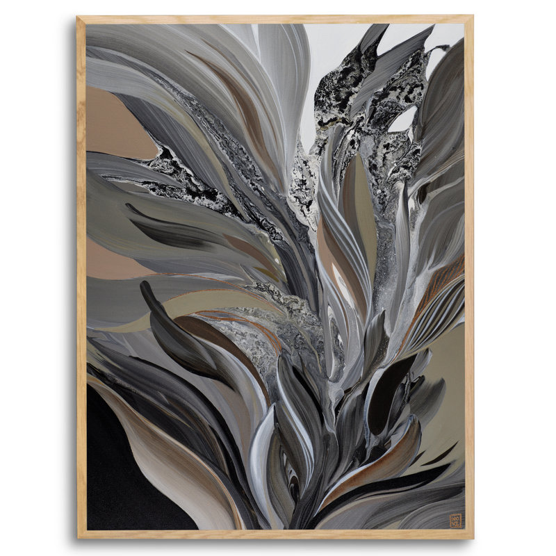 Indulge Me Print by Novi Lim, Natural Floater Framed Canvas, No Mat, 26" H x 20" W