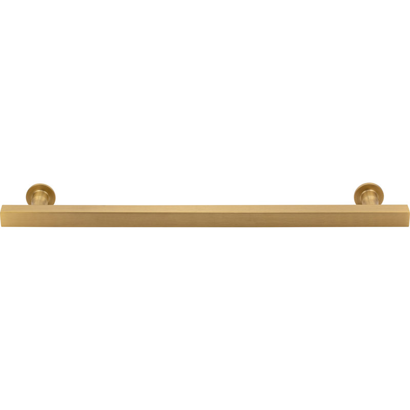 Dante 12" Center to Center Appliance Pull, Satin Brass