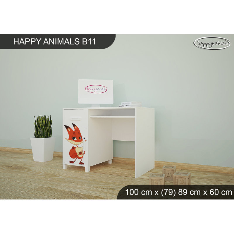 100cm Writing Desk, White