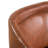 Traditional Club Style Upholstered Accent Chair with 360° Swivel Metal Base-732136383-732041333