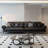 Black Genuine Leather Modular Sofa