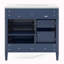 Meuble-lavabo simple 36 po avec plateau en céramique Saskatya-1476673412