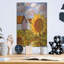 «Sunflower & Cottage Scenic View» par Cathy Horvath-Buchanan, art mural en métal-478393338
