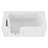 Therapeutic Tubs 30 in. x 60 in. Left Drain Step-In Walk-In Soaking Tub with Low Entry Threshold in White-3141119