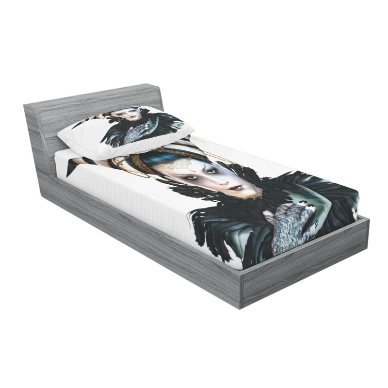 Microfiber Sheet Set, Twin Sheet Set + Fitted Sheet + 1 Pillowcase
