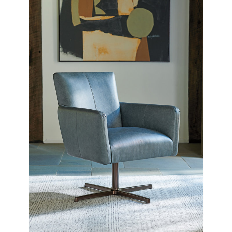 Barclay Butera Upholstery Swivel Armchair, Bronze