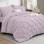 Microfiber Pintuck Duvet Cover Set – 2 Pillowcases-124003292-124003286