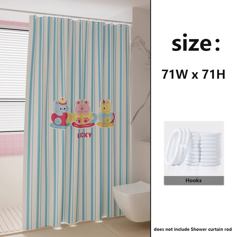 Rideau de douche en polyester
