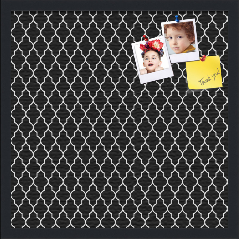 Babillard Pin Cork Pinpix, 24 po x 36 po, Noir