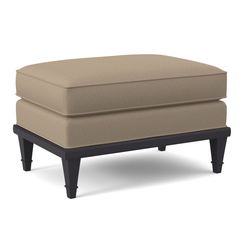 Dublin Ottoman, Margaret Tangelo, Vintage Ebony