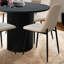 Quentin 8 - Person Dining Table Sets With 79" Oval Table & 8 Upholstered Chenille Chairs-1667177596