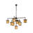 9 - Light Dimmable Square / Rectangle Chandelier