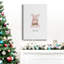 52_Farm Christmas Pig Premium, toile tendue avec châssis - prête à être accrochée-1058153608