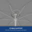 Parasol de plage portatif Outsunny-1538272858