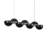 Void 41-in Black dimmable LED Linear Pendant-124959252