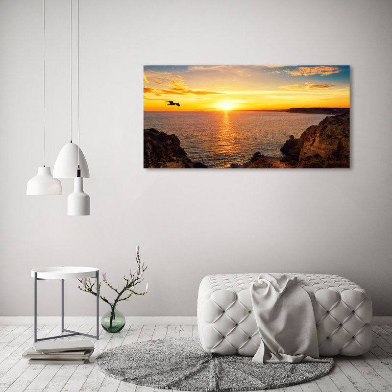 Sunset Sea - Wrapped Canvas Print