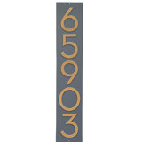Floating Modern 4" Number Vertical Address Plaque (5 Digits)