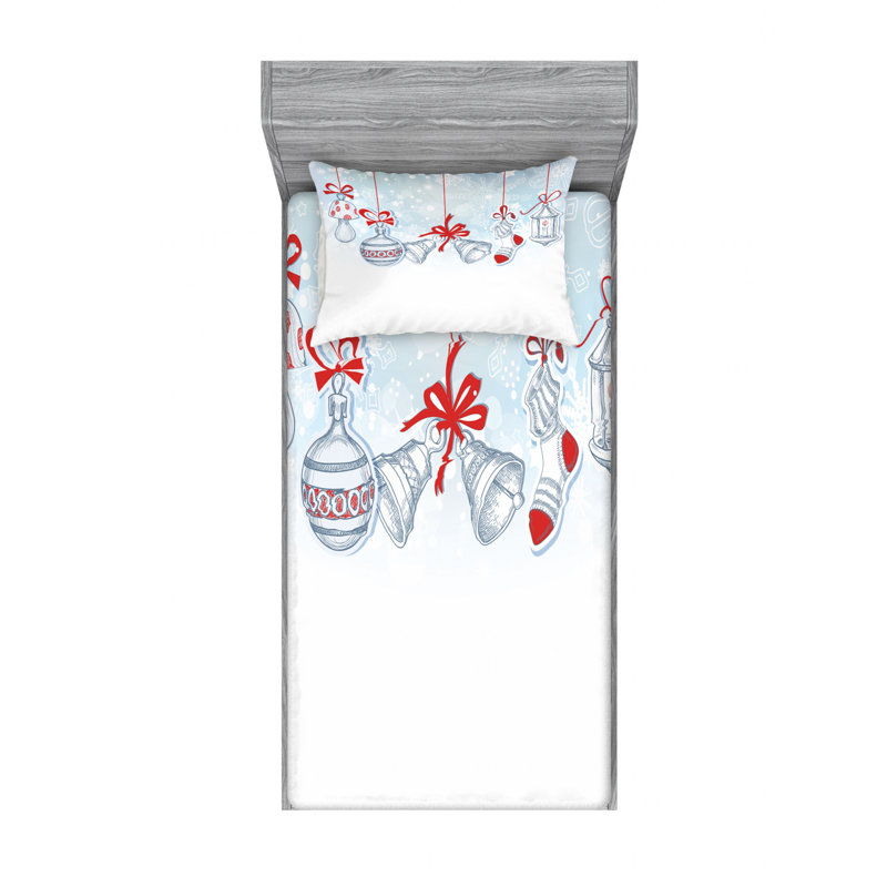 Microfiber Sheet Set, Twin XL Sheet Set with Fitted Sheet
