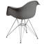 Chaise en plastique Herculaneum avec base chromée-24628021