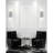 Beckmann 7'' 4-Light Wall Sconce with Chrome Finish For Powder Room, Hallway, Living Room –  Crystal-Accented Argyle Design