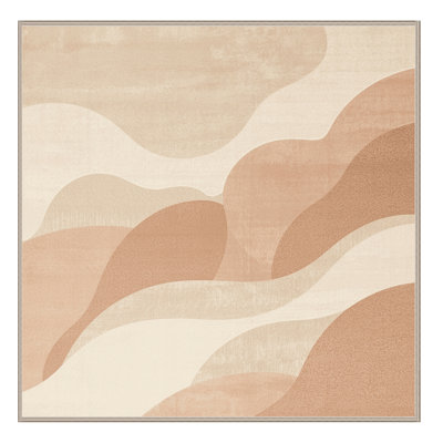Tapis beige uni lavable à la machine Manhasset